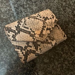 Snake print wallet